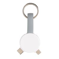 PORTACHIAVI CON CAVO 3 IN 1